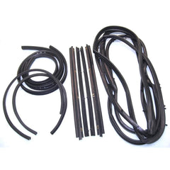 Fairchild Industries - Automotive Replacement Parts; Type: Belt; Channel; Seal Kit ; Application: 1976-1986 Jeep Classic Jeep (CJ) Belt, Channel, Seal Kit replaces OEM# J5457057; J5454164; J5459645; J5459644; J5453833; 55176223; 55176222 - Exact Tool & Supply