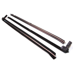 Fairchild Industries - Automotive Replacement Parts; Type: Belt Weatherstrip Kit ; Application: 1987.5-1993 Ford Mustang Belt Weatherstrip Kit replaces OEM# F1ZZ6121453A; F1ZZ6121452A; E8ZZ6121457A; E8ZZ6121456A - Exact Tool & Supply