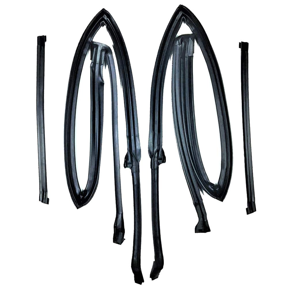 Fairchild Industries - Automotive Replacement Parts; Type: T-Top Side Seal and Surround Seal Kit ; Application: 1982-1992 Chevy Camaro, Pontiac Firebird, 4 pc; T-Top Seal Kit, OEM#: 10165495, 10165494, 10165496, 10165496 replaces OEM# 10165494; 10165495; - Exact Tool & Supply