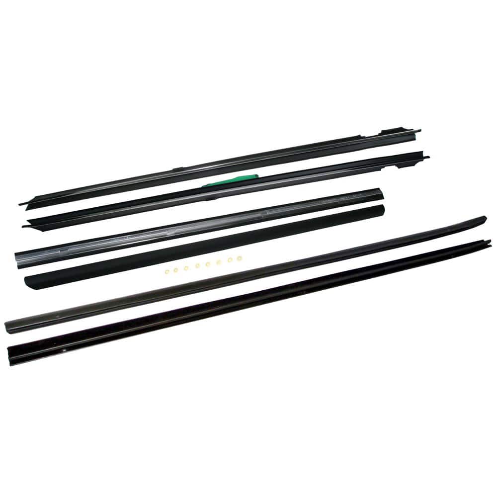 Fairchild Industries - Automotive Replacement Parts; Type: Belt Weatherstrip Kit; with Door Moldings ; Application: 1988-1993 Ford Mustang Belt Weatherstrip Kit with Door Moldings replaces OEM# E8ZZ-6121453; E8ZZ-6121452; E3ZZ6121457A; E3ZZ6121456A; E8ZZ - Exact Tool & Supply