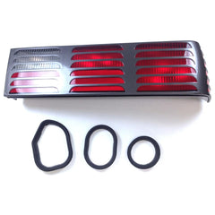 Fairchild Industries - Automotive Replacement Parts; Type: 6 Piece Rear Lamp Tail Light Housing Seal Kit - Molded ; Application: 1983-1993 Ford Mustang 6 Piece Rear Lamp Tail Light Housing Seal Kit - Exact Tool & Supply