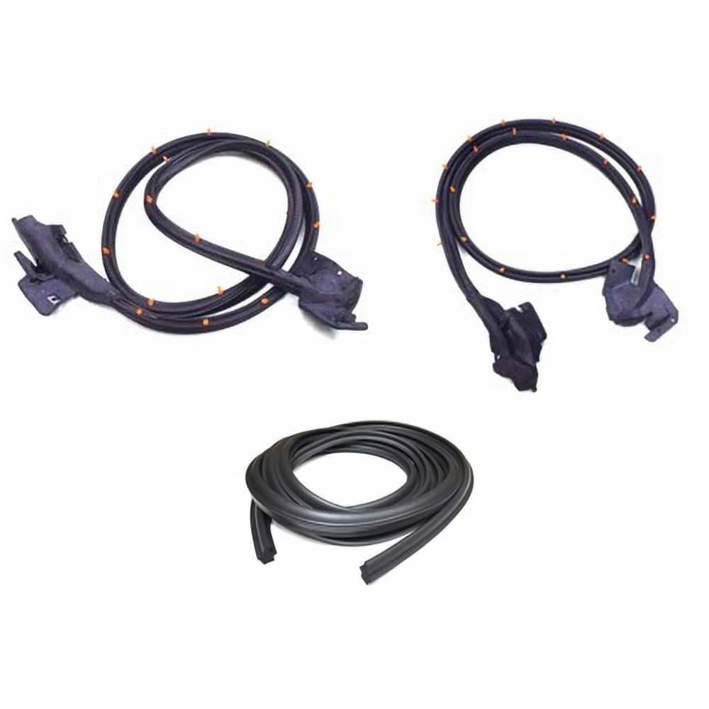 Fairchild Industries - Automotive Replacement Parts; Type: Door Seal; Trunk Seal Kit ; Application: 1968-1969 Chevrolet Camaro Door Seal, Trunk Seal Kit replaces OEM# 7719476; 7719476; 9825829 - Exact Tool & Supply