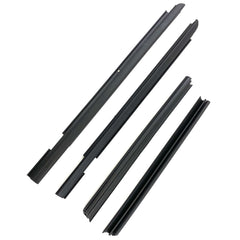 Fairchild Industries - Automotive Replacement Parts; Type: Rear Inner & Outer Belt Weatherstrip 4 pc Kit ; Application: 2007-2018 Jeep Wrangler (4DR) Rear Belt Weatherstrip 4 pc Kit OEM#: 55395711AB/10AB; 55395717AC/16AC replaces OEM# 55395711AB; 5539571 - Exact Tool & Supply