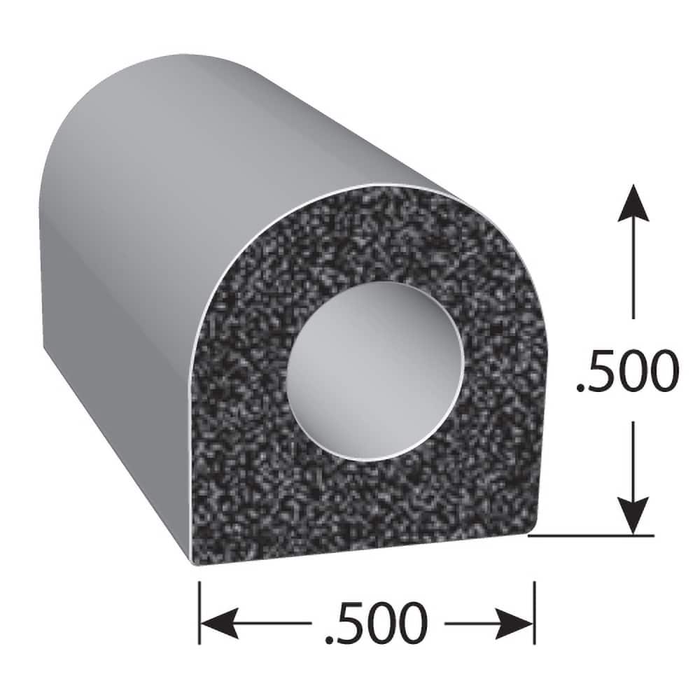 Fairchild Industries - Automotive Replacement Parts; Type: Rubber Seal ; Application: EPDM Sponge rubber seal with PSA Tape - Exact Tool & Supply