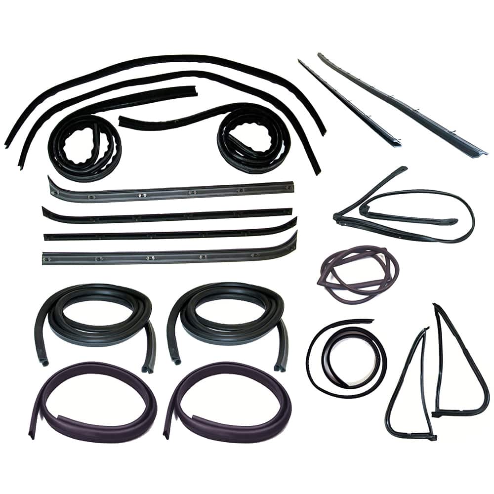 Fairchild Industries - Automotive Replacement Parts; Type: Belt; Channel; Seal Kit ; Application: 1978-1979 Ford Bronco Belt, Channel, Seal Kit replaces OEM# D3TZ1021546A; D8TZ1021536A; D7TZ1021453A; D7TZ1021452A; D3TZ1021457B; D3TZ1021456B; E8TZ9841610A - Exact Tool & Supply
