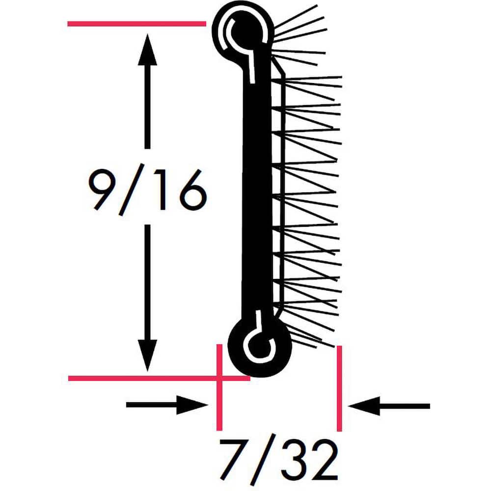 Fairchild Industries - Automotive Replacement Parts; Type: Belt Weatherstrip ; Application: Beltline Without Stainless Steel Bead Flexible Pile Lining Uncovered; 2 pieces at 48 inches per piece, 48 In. - Exact Tool & Supply