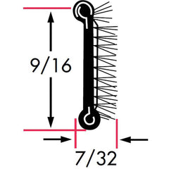 Fairchild Industries - Automotive Replacement Parts; Type: Belt Weatherstrip ; Application: Beltline Without Stainless Steel Bead Flexible Pile Lining Uncovered; 2 pieces at 48 inches per piece, 48 In. - Exact Tool & Supply