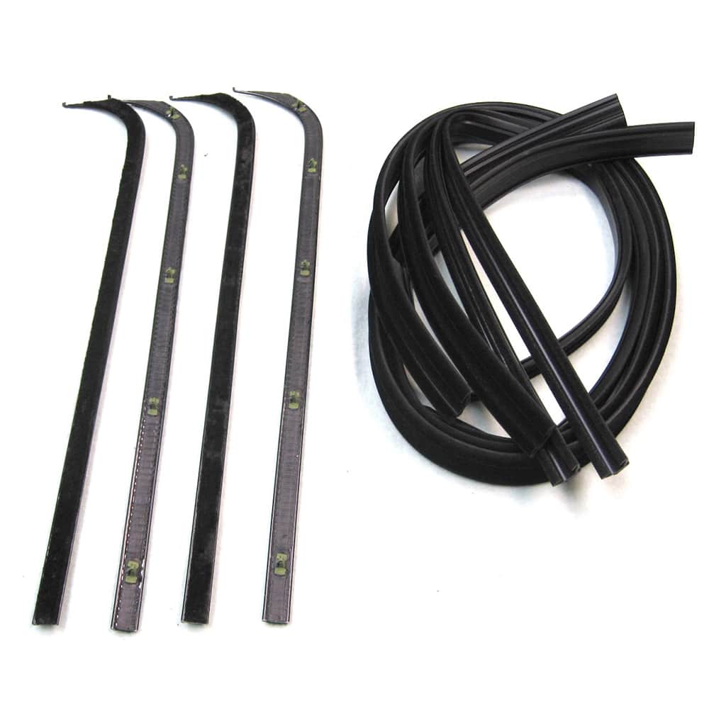 Fairchild Industries - Automotive Replacement Parts; Type: Belt Weatherstrip--Window Channel Kit ; Application: 1967-1970 Ford F-Series, Full Size Pickup Belt, Channel Kit replaces OEM# D0HZ8021508A; C7TZ8121546A; C7TZ8121453A; C7TZ8121452A; C7TZ8120530B - Exact Tool & Supply