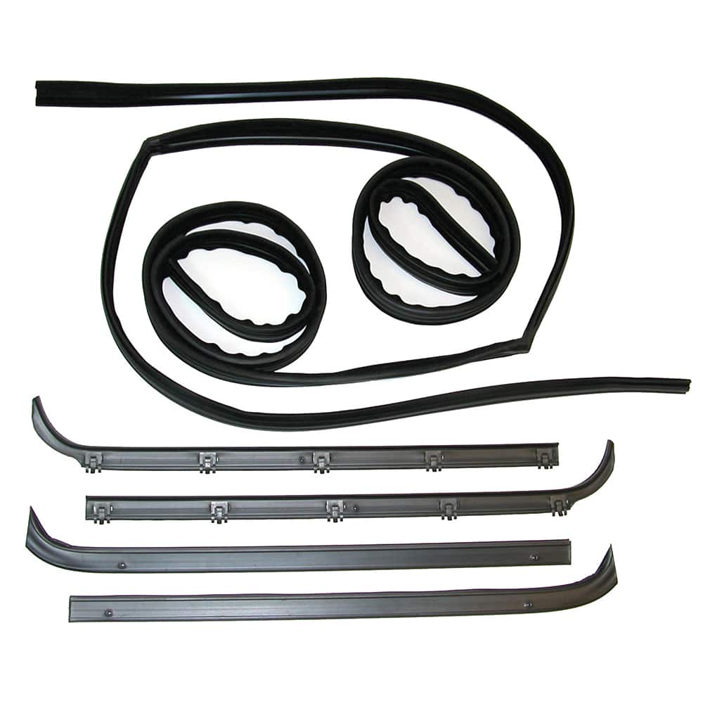 Fairchild Industries - Automotive Replacement Parts; Type: Belt Weatherstrip- Window Channel Kit ; Application: 1980-1986 Ford F-Series, Full Size Pickup Belt, Channel Kit replaces OEM# E9TZ1521536A; F0TZ1521536A; F5TZ1521536A; E0TZ1021453A; E0TZ1021452A - Exact Tool & Supply