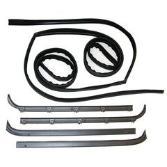 Fairchild Industries - Automotive Replacement Parts; Type: Belt Weatherstrip- Window Channel Kit ; Application: 1980-1986 Ford F-Series, Full Size Pickup Belt, Channel Kit replaces OEM# E9TZ1521536A; F0TZ1521536A; F5TZ1521536A; E0TZ1021453A; E0TZ1021452A - Exact Tool & Supply