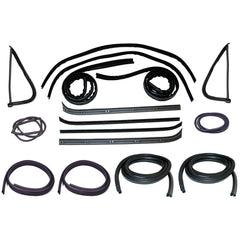 Fairchild Industries - Automotive Replacement Parts; Type: Belt Weatherstrip--Window Channel--Door Seal Kit ; Application: 1973-1979 Ford F-Series, Full Size Pickup Belt, Channel, Seal Kit replaces OEM# D3TZ1021546A; D8TZ1021536A; D7TZ1021453A; D7TZ10214 - Exact Tool & Supply