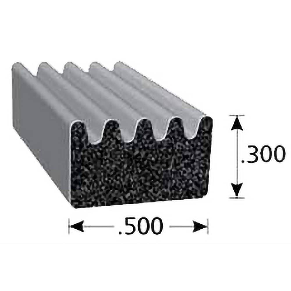 Fairchild Industries - Automotive Replacement Parts; Type: Rubber Seal ; Application: EPDM Sponge rubber seal with PSA Tape - Exact Tool & Supply