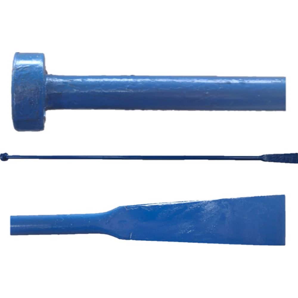 Lansing Forge, Inc. - Shovels, Spades, Diggers & Hoes; Type: Digging Bar ; Blade Type: Chisel Edge ; Blade Width (Inch): 2-1/2 ; Blade Material: High Carbon Steel ; Handle Length (Inch): 62 ; Handle Type: Steel - Exact Tool & Supply