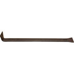 Lansing Forge, Inc. - Scrapers & Scraper Sets; Blade Style: Bent Chisel; Beveled ; Flexibility: Stiff ; Blade Material: High Carbon Steel ; Blade Width (Inch): 1/4 ; Blade Length (Inch): 1 - Exact Tool & Supply