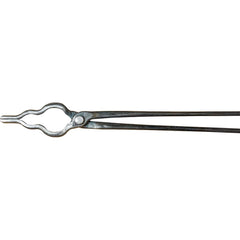 Lansing Forge, Inc. - Tongs; Type: Double Curved; Flat Jaw ; Overall Length (Inch): 24.00000 ; Material: High Carbon Steel - Exact Tool & Supply