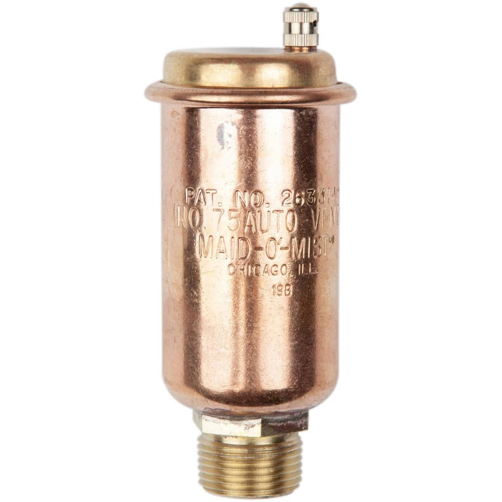 MaidOMist - Air Vents; Pipe Size: 1/2 x 3/4 (Inch); End Connections: FIP x MIP ; Maximum Working Pressure (psi): 75.000 - Exact Tool & Supply