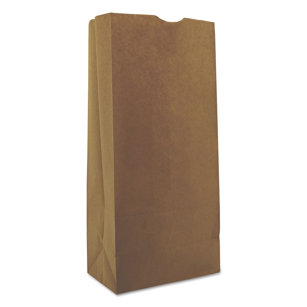 GEN - Paper Bags; Type: Grocery Bag ; Color: Kraft ; Size: 8-1/4 x 5-1/4 x 18 ; Material: Paper - Exact Tool & Supply