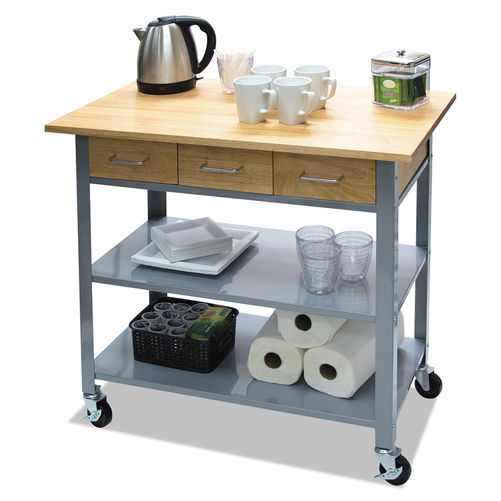 Vertiflex Products - Carts; Type: Service ; Load Capacity (Lb.): 100.000 ; Number of Slots: 5 ; Number of Shelves: 2 ; Width (Inch): 35-1/2 ; Length (Inch): 19-3/4 - Exact Tool & Supply