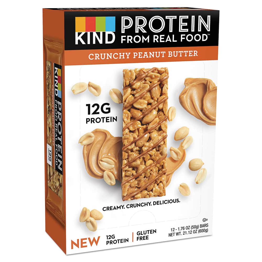 KIND - Snacks, Cookies, Candy & Gum; Breakroom Accessory Type: Protein Bar ; Breakroom Accessory Description: Food-Protein Bar - Exact Tool & Supply