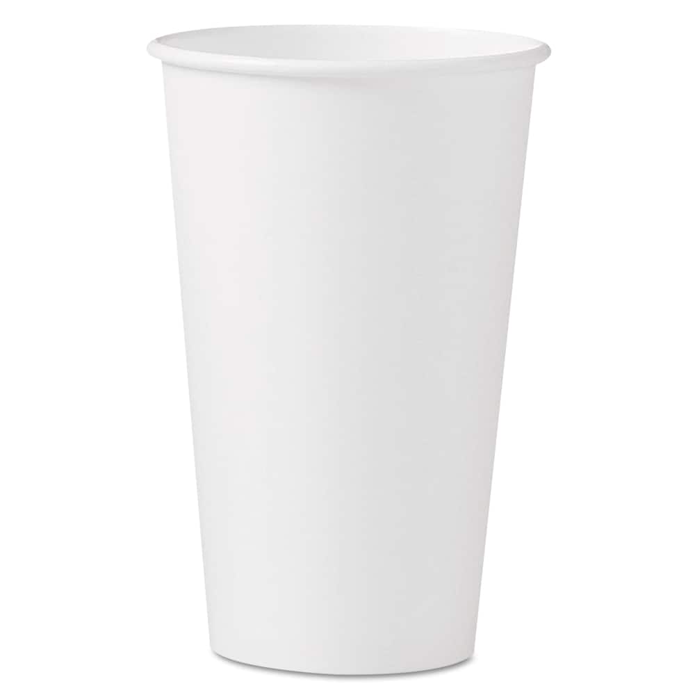 DART - Paper & Plastic Cups, Plates, Bowls & Utensils; Breakroom Accessory Type: Paper Cups ; Breakroom Accessory Description: Cups-Hot Drink; Paper ; Color: White - Exact Tool & Supply
