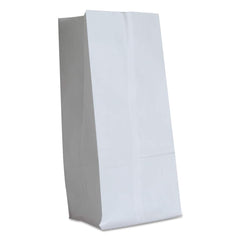 GEN - Paper Bags; Type: Grocery Bag ; Color: White ; Size: 7-3/4 x 4-13/16 x 16 ; Material: Paper - Exact Tool & Supply