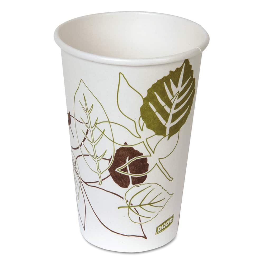 Dixie - Paper & Plastic Cups, Plates, Bowls & Utensils; Breakroom Accessory Type: Paper Cups ; Breakroom Accessory Description: Cups-Hot Drink; Paper ; Color: White - Exact Tool & Supply