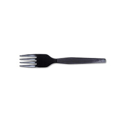 Dixie - Paper & Plastic Cups, Plates, Bowls & Utensils; Breakroom Accessory Type: Fork ; Breakroom Accessory Description: Utensils-Disposable Fork ; Color: Black - Exact Tool & Supply