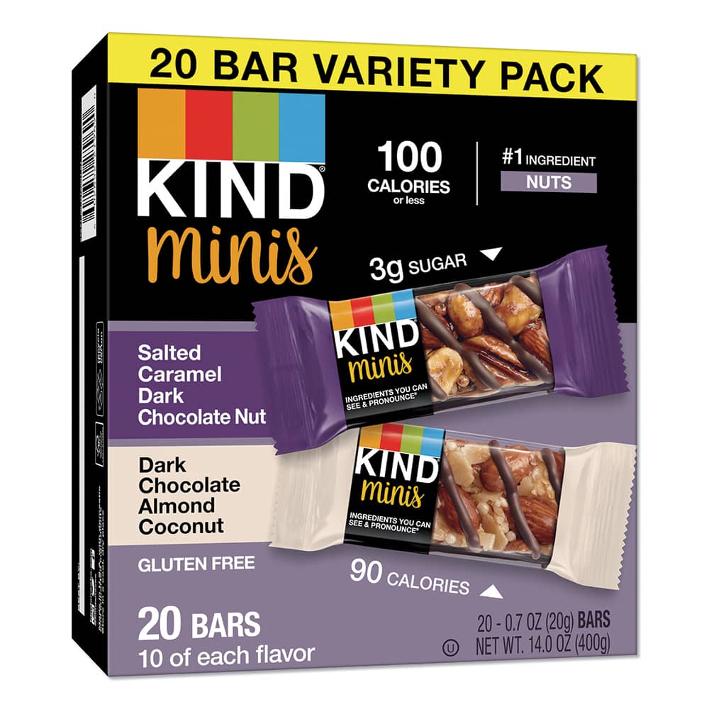 KIND - Snacks, Cookies, Candy & Gum; Breakroom Accessory Type: Nutrition Bar ; Breakroom Accessory Description: Food-Nutrition Bar - Exact Tool & Supply