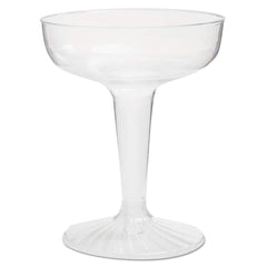 WNA - Paper & Plastic Cups, Plates, Bowls & Utensils; Breakroom Accessory Type: Plastic Cold Cups ; Breakroom Accessory Description: Cups-Plastic Barware; Champagne ; Color: Clear - Exact Tool & Supply