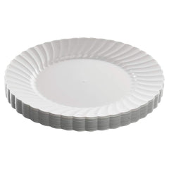 WNA - Paper & Plastic Cups, Plates, Bowls & Utensils; Breakroom Accessory Type: Plates ; Breakroom Accessory Description: Dinnerware-Plate; Plastic ; Color: White - Exact Tool & Supply