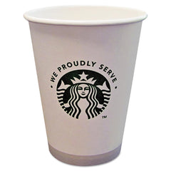 Starbucks - Paper & Plastic Cups, Plates, Bowls & Utensils; Breakroom Accessory Type: Paper Cups ; Breakroom Accessory Description: Cups-Hot Drink; Paper ; Color: White/Green - Exact Tool & Supply