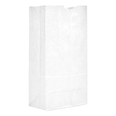 GEN - Paper Bags; Type: Grocery Bag ; Color: White ; Size: 8-1/4 x 5-15/16 x 16-1/8 ; Material: Paper - Exact Tool & Supply