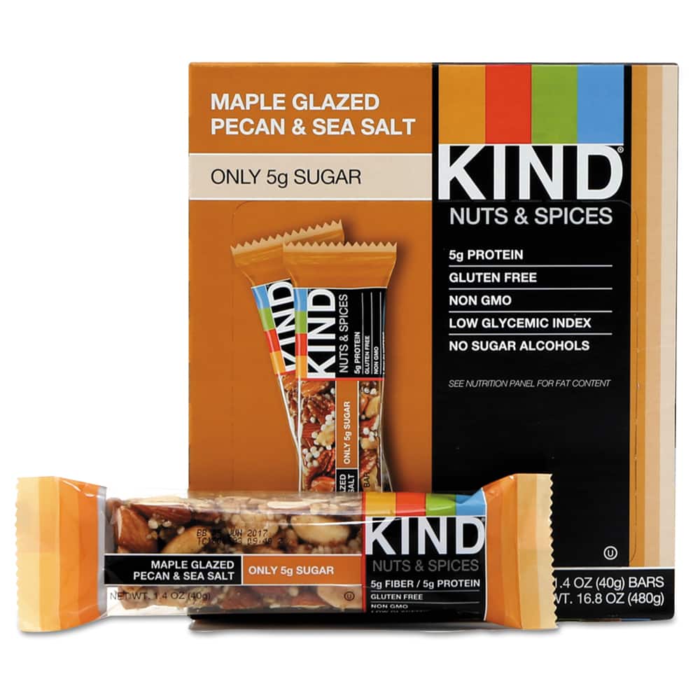 KIND - Snacks, Cookies, Candy & Gum; Breakroom Accessory Type: Nutrition Bar ; Breakroom Accessory Description: Food-Nutrition Bar - Exact Tool & Supply