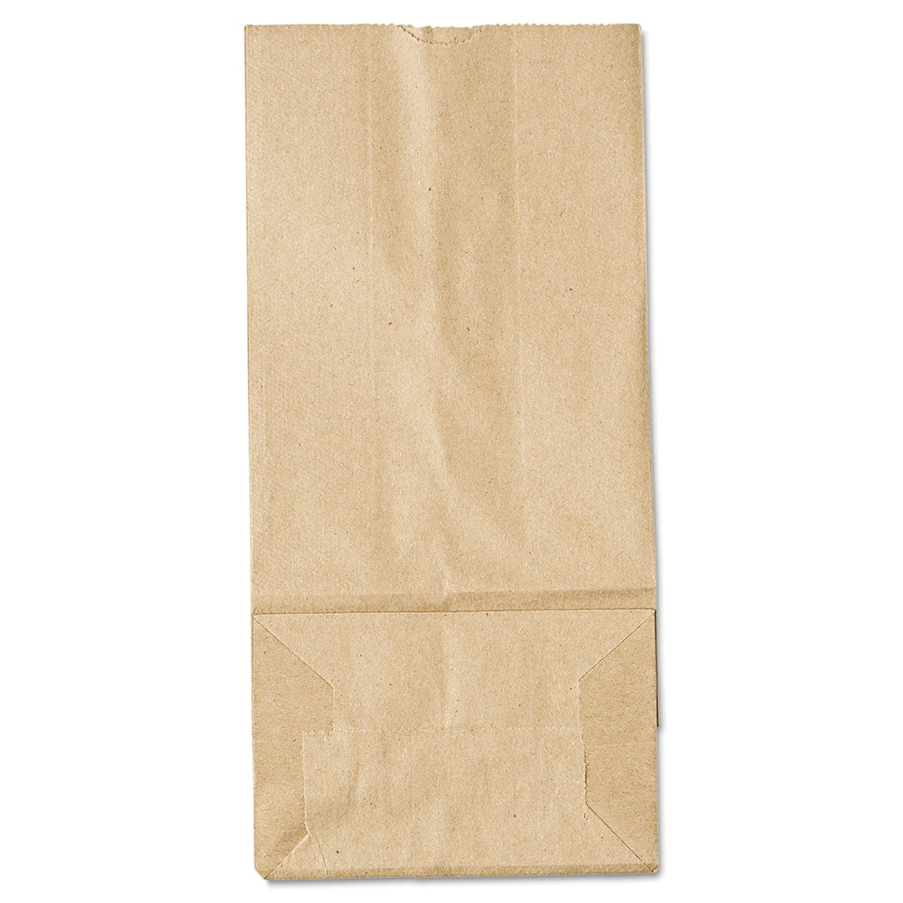 GEN - Paper Bags; Type: Grocery Bag ; Color: Kraft ; Size: 5-1/4 x 3-7/16 x 10-15/16 ; Material: Paper - Exact Tool & Supply