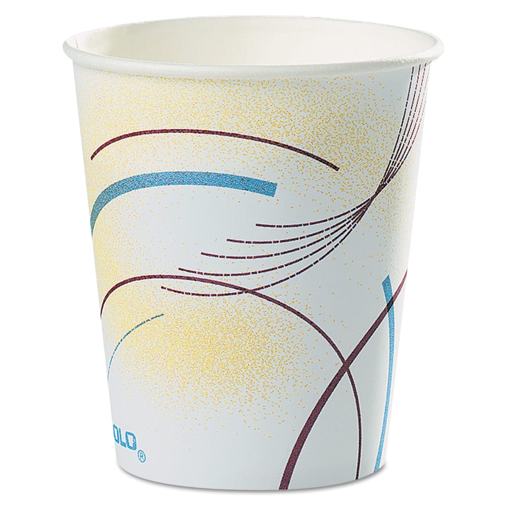 DART - Paper & Plastic Cups, Plates, Bowls & Utensils; Breakroom Accessory Type: Cold Cups ; Breakroom Accessory Description: Cups-Water; Paper Flat Bottom ; Color: Multicolored - Exact Tool & Supply