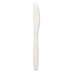 Dixie - Paper & Plastic Cups, Plates, Bowls & Utensils; Breakroom Accessory Type: Knife ; Breakroom Accessory Description: Utensils-Disposable Knife ; Color: White - Exact Tool & Supply
