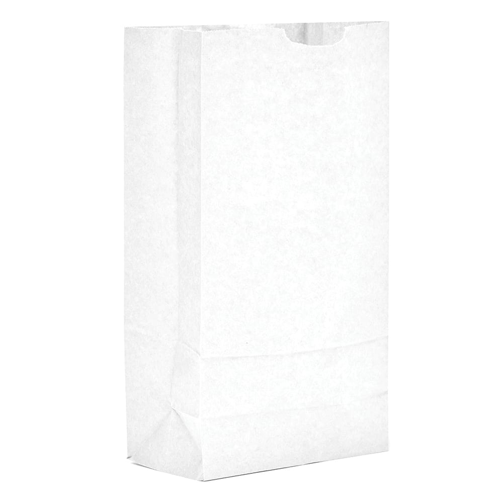 GEN - Paper Bags; Type: Grocery Bag ; Color: White ; Size: 6.31 in W x 4.19 in D x 13.38 in H ; Material: Paper - Exact Tool & Supply