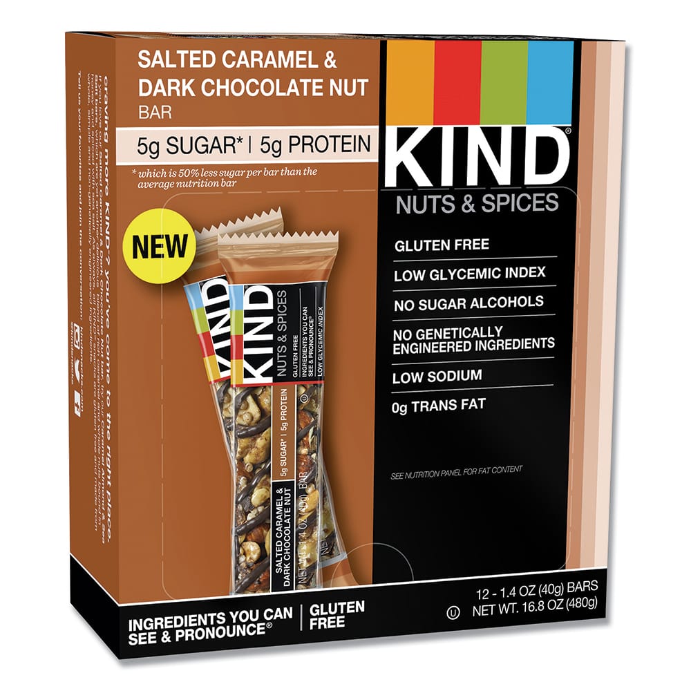 KIND - Snacks, Cookies, Candy & Gum; Breakroom Accessory Type: Nutrition Bar ; Breakroom Accessory Description: Food-Nutrition Bar - Exact Tool & Supply