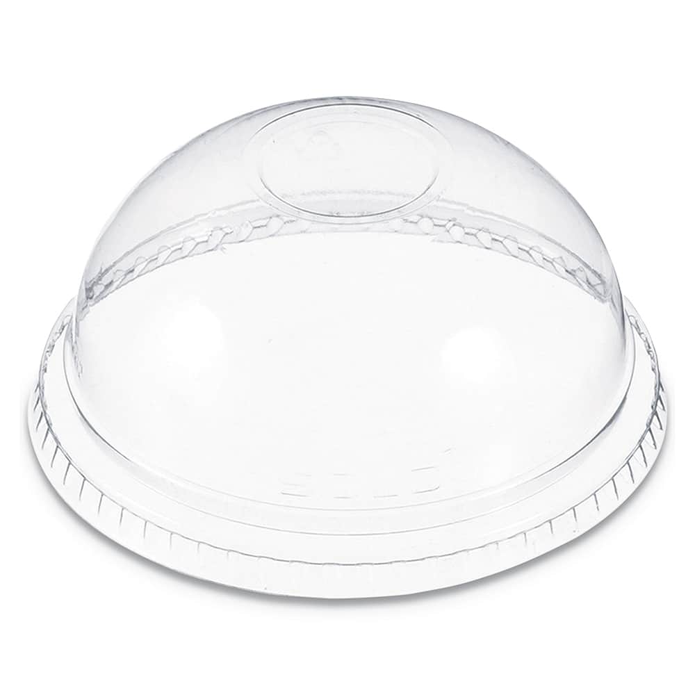 DART - Paper & Plastic Cups, Plates, Bowls & Utensils; Breakroom Accessory Type: Hot Cup Lid ; Breakroom Accessory Description: Cup Lids-Hot Cup Dome ; Color: Clear - Exact Tool & Supply