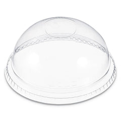 DART - Paper & Plastic Cups, Plates, Bowls & Utensils; Breakroom Accessory Type: Hot Cup Lid ; Breakroom Accessory Description: Cup Lids-Hot Cup Dome ; Color: Clear - Exact Tool & Supply