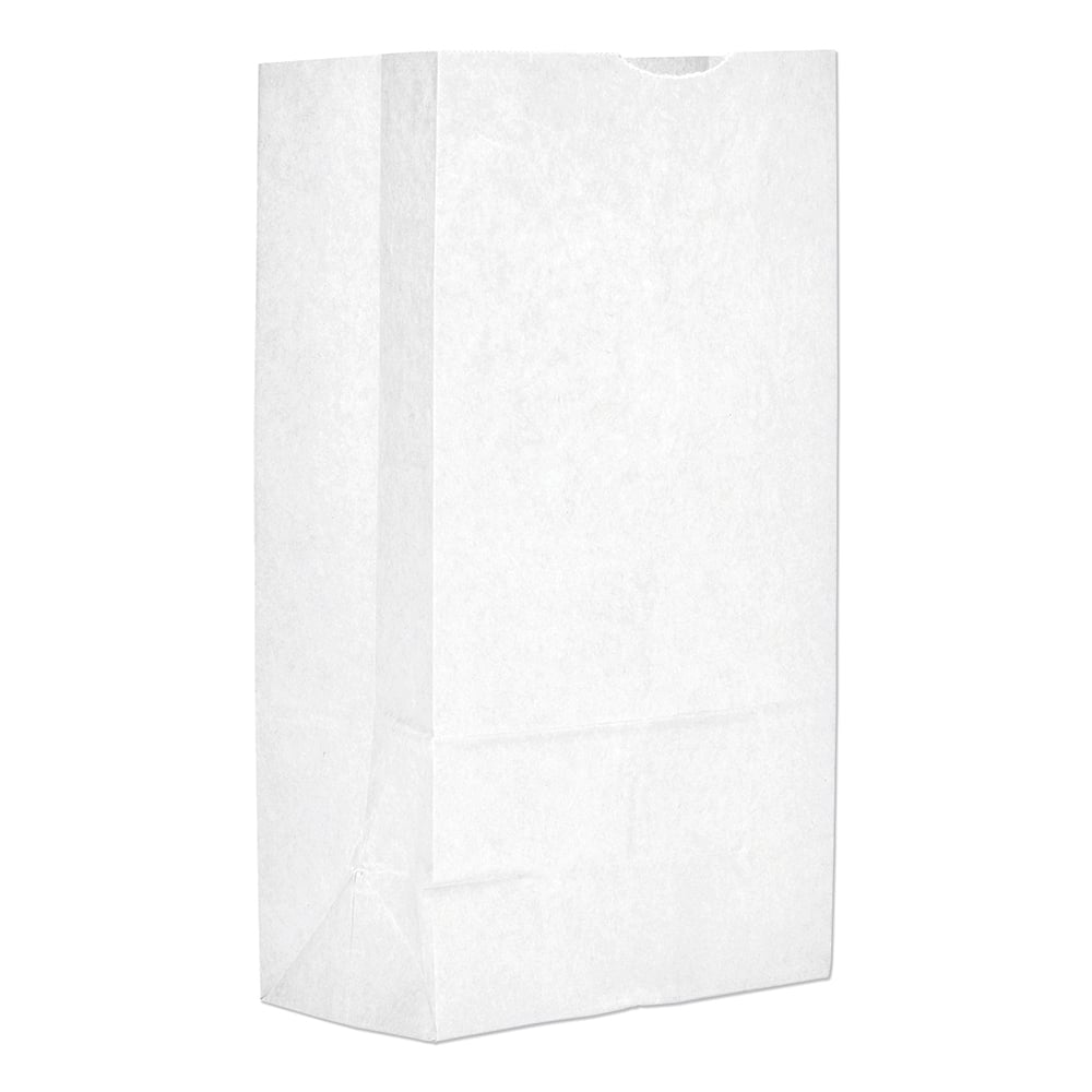 GEN - Paper Bags; Type: Grocery Bag ; Color: White ; Size: 7-1/16 x 4-1/2 x 13-3/4 ; Material: Paper - Exact Tool & Supply