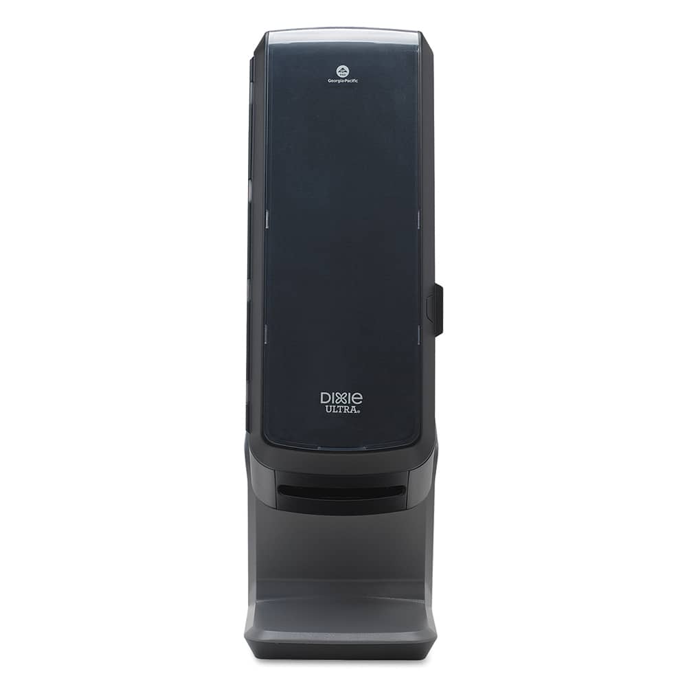 Dixie - Condiments & Dispensers; Breakroom Accessory Type: Napkin Dispenser ; Breakroom Accessory Description: Tower Interfold Napkin Dispenser ; For Use With: 32006; 32019 Paper Napkins ; Color: Black - Exact Tool & Supply