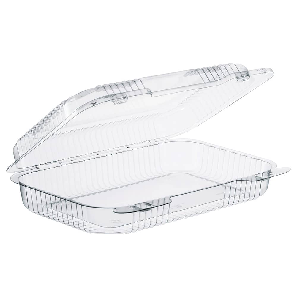 DART - Food Containers; Type: Hinged Container ; Shape: Rectangular ; Volume Range: 1 Gal. - Exact Tool & Supply