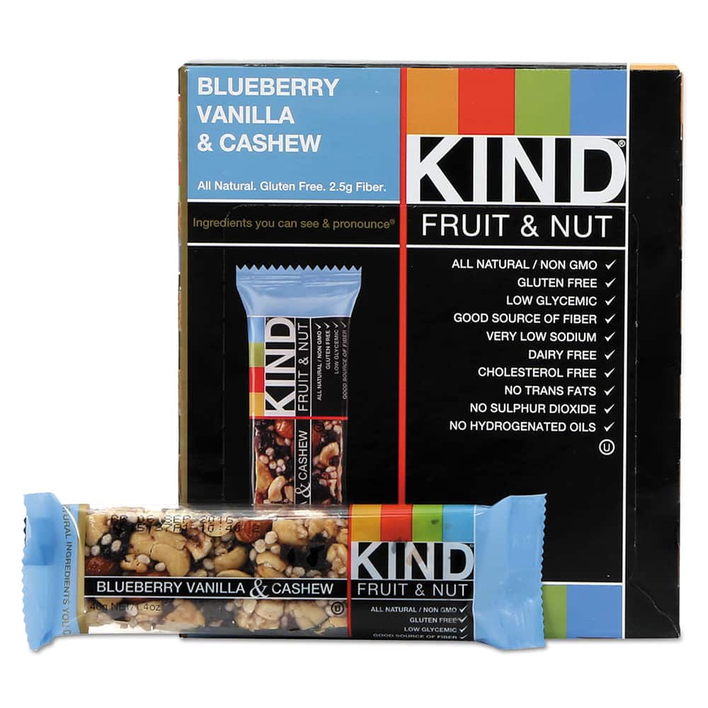 KIND - Snacks, Cookies, Candy & Gum; Breakroom Accessory Type: Nutrition Bar ; Breakroom Accessory Description: Food-Nutrition Bar - Exact Tool & Supply