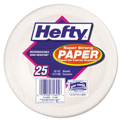 Hefty - Paper & Plastic Cups, Plates, Bowls & Utensils; Breakroom Accessory Type: Bowls ; Breakroom Accessory Description: Dinnerware-Bowl; Paper ; Color: White - Exact Tool & Supply