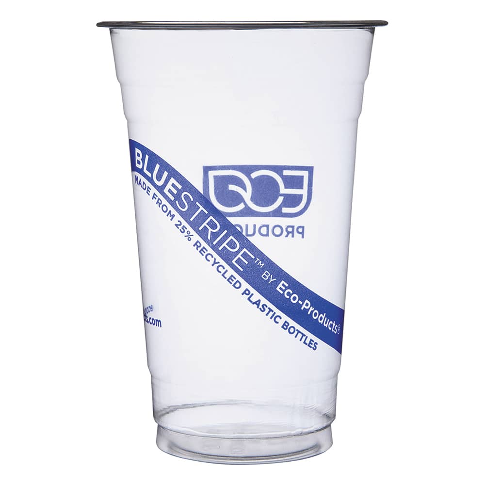 ECO PRODUCTS - Paper & Plastic Cups, Plates, Bowls & Utensils; Breakroom Accessory Type: Plastic Cold Cups ; Breakroom Accessory Description: Cups-Cold Drink; Plastic ; Color: Clear - Exact Tool & Supply