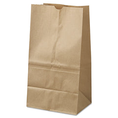 GEN - Paper Bags; Type: Grocery Bag ; Color: Kraft ; Size: 8-1/4 x 6-1/8 x 15-7/8 ; Material: Paper - Exact Tool & Supply