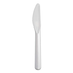 DART - Paper & Plastic Cups, Plates, Bowls & Utensils; Breakroom Accessory Type: Knife ; Breakroom Accessory Description: Utensils-Disposable Knife ; Color: White - Exact Tool & Supply