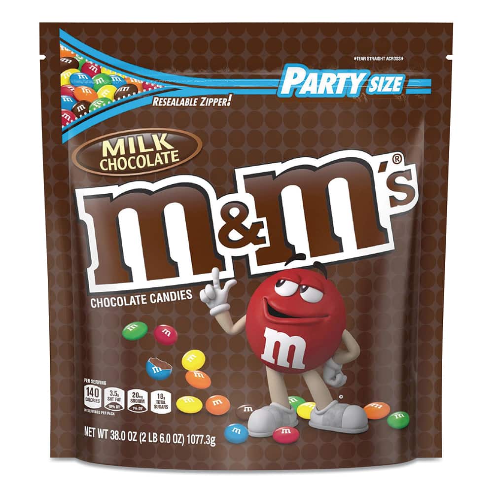 M&M's - Snacks, Cookies, Candy & Gum; Breakroom Accessory Type: Candy ; Breakroom Accessory Description: Food-Candy - Exact Tool & Supply