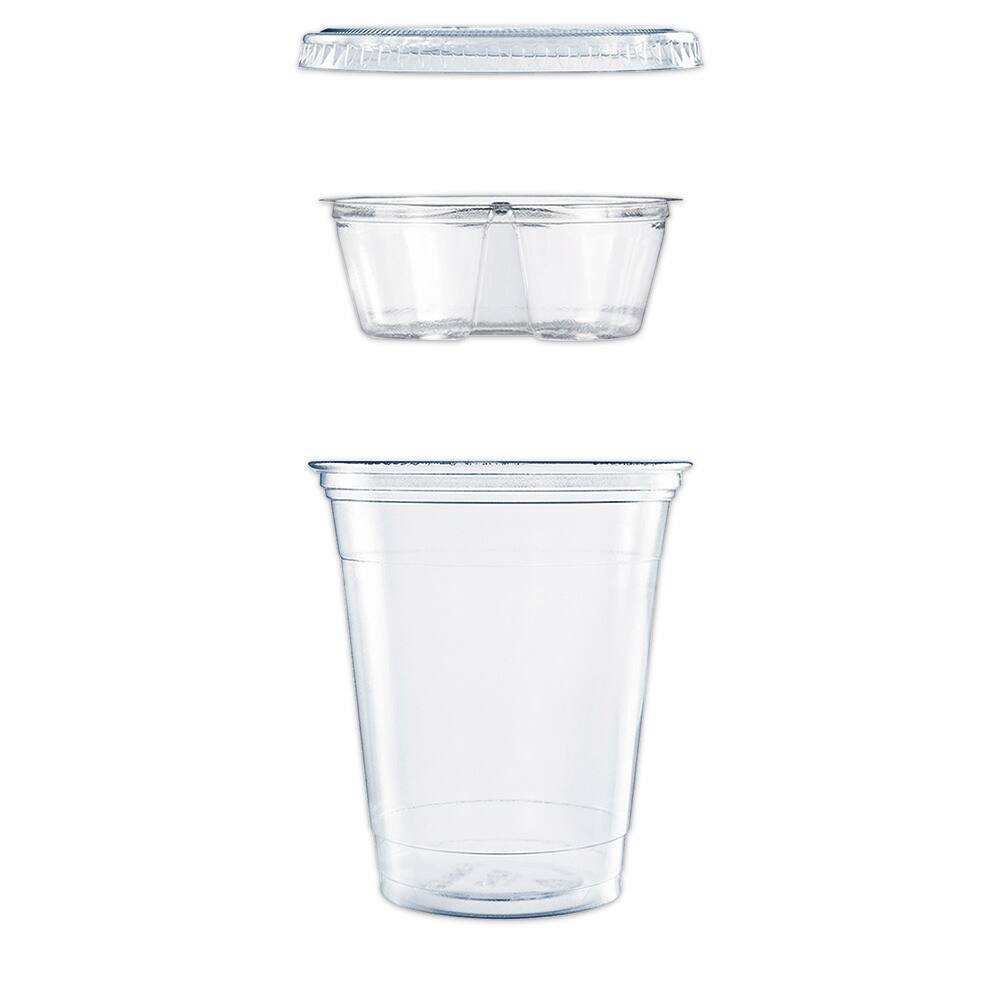 DART - Paper & Plastic Cups, Plates, Bowls & Utensils; Breakroom Accessory Type: Plastic Cold Cups ; Breakroom Accessory Description: Cups-Cold Drink; Plastic ; Color: Clear - Exact Tool & Supply
